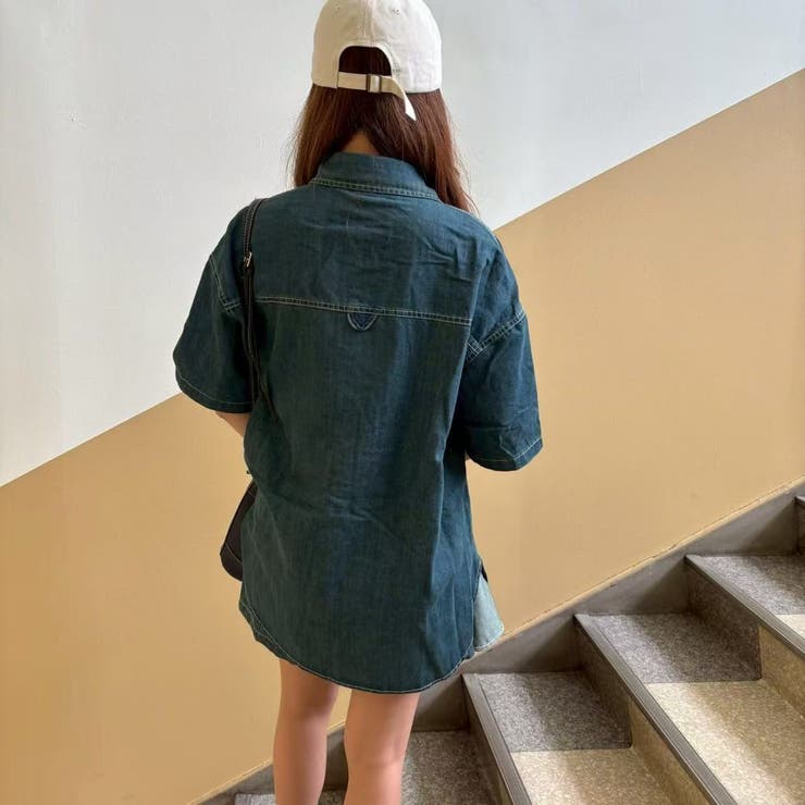 デニムカットジャケット&デニムショートパンツセットアップ　テーラー　ハーフパンツ セットアップ メンズ カットデニム スウェット 長袖 パーカー