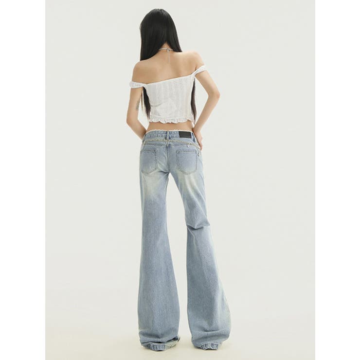 デニムパンツ フレア ブーツカット | LETee | 詳細画像6 