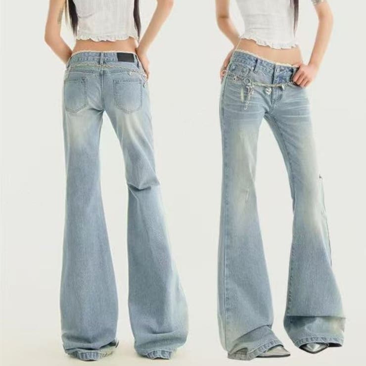 デニムパンツ フレア ブーツカット | LETee | 詳細画像7 