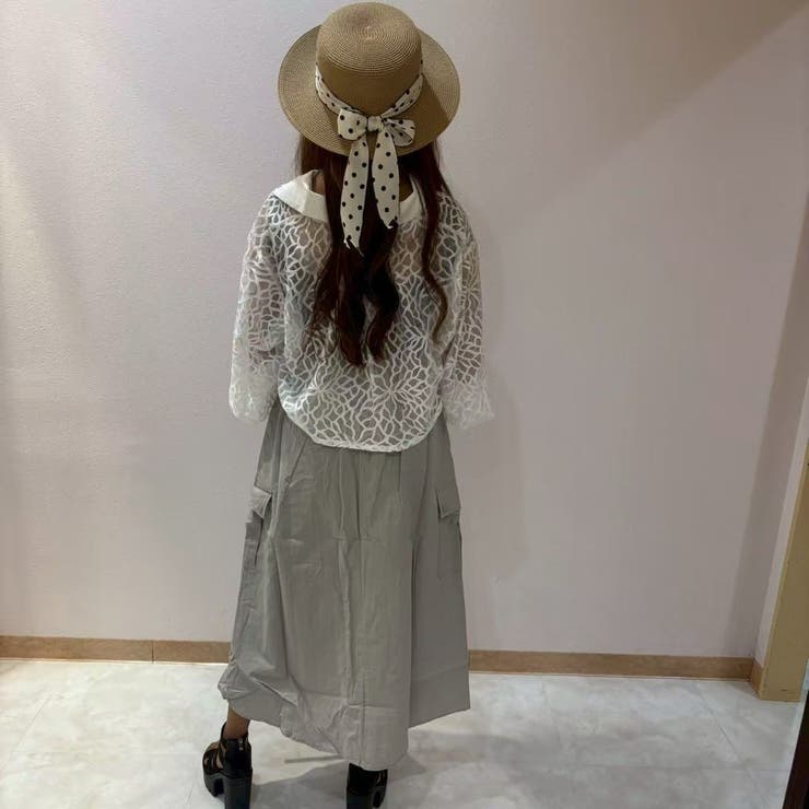 トレンド感満載なカーゴスカート  両サイドにオシャレなフラップポケット♪ | LETee | 詳細画像12 