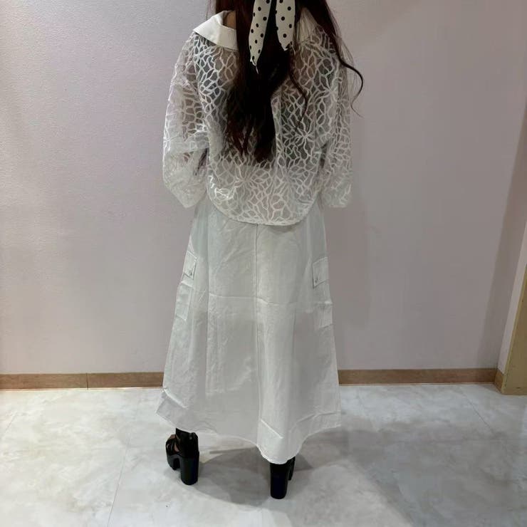 トレンド感満載なカーゴスカート  両サイドにオシャレなフラップポケット♪ | LETee | 詳細画像5 