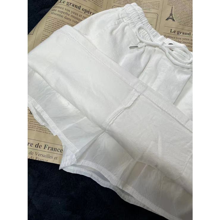 ミリタリーミニスカート/アウトポケット/ウエストゴム | LETee | 詳細画像10 