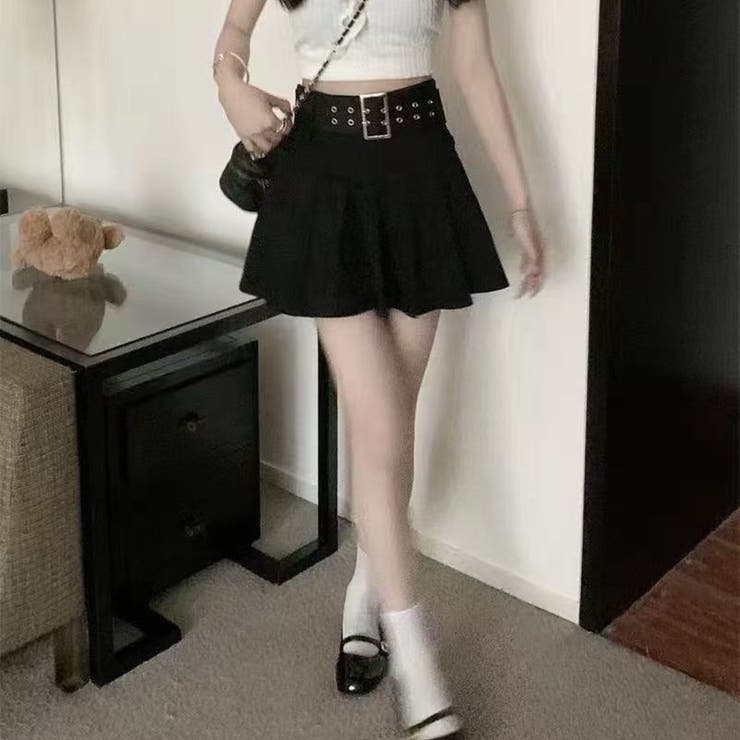 プリーツミニスカート/ベルト付 | LETee | 詳細画像5 