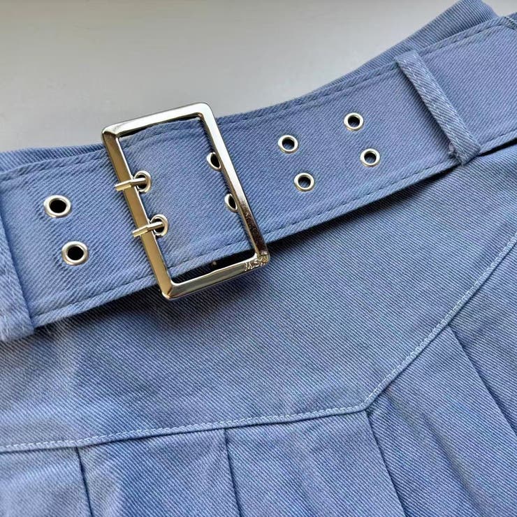 プリーツミニスカート/ベルト付 | LETee | 詳細画像6 