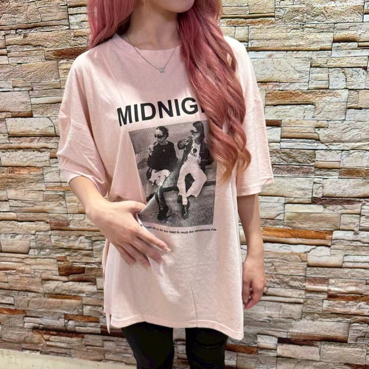 ボックスロゴプリントトップス/Tシャツ | LETee | 詳細画像1 