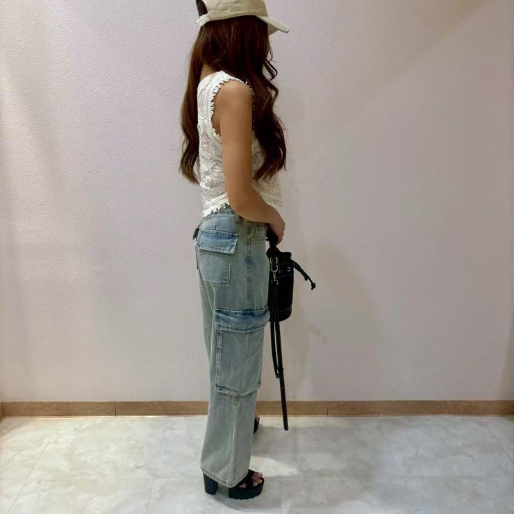 クロシェ風ノースリーブトップス/フリンジ | LETee | 詳細画像5 