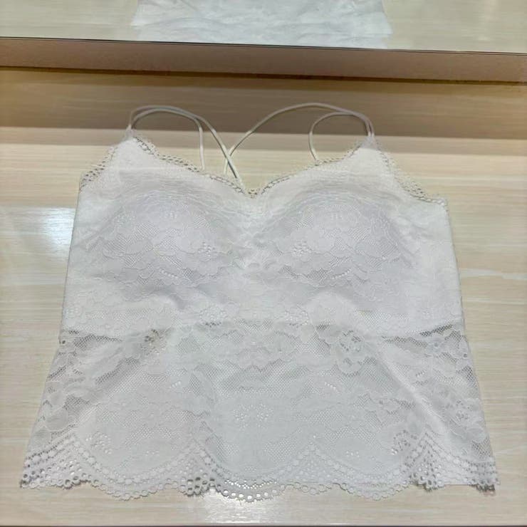 レースキャミソール/花柄レース | LETee | 詳細画像12 