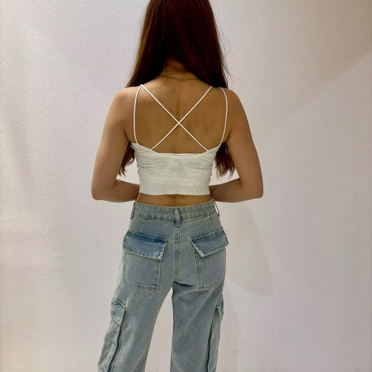 レースキャミソール/花柄レース | LETee | 詳細画像4 