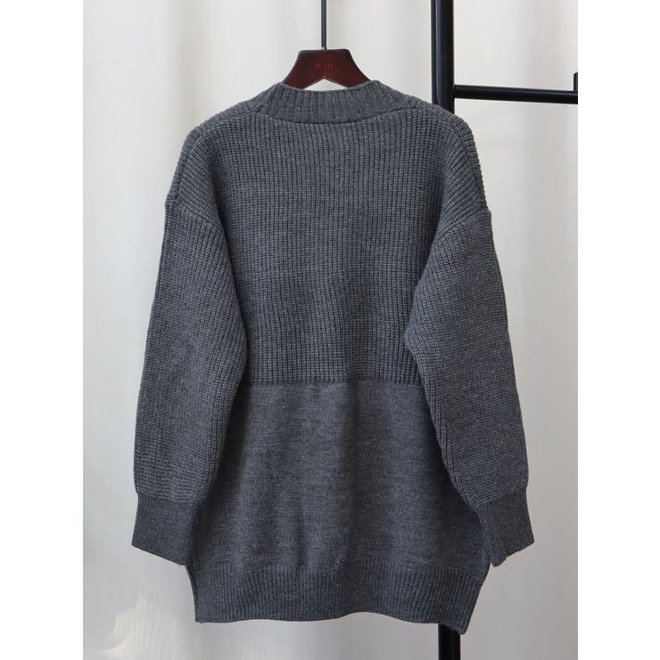 ニットカーディガン/デニムポケット付 | LETee | 詳細画像11 