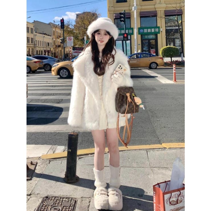 フェイクファーコート | LETee | 詳細画像4 