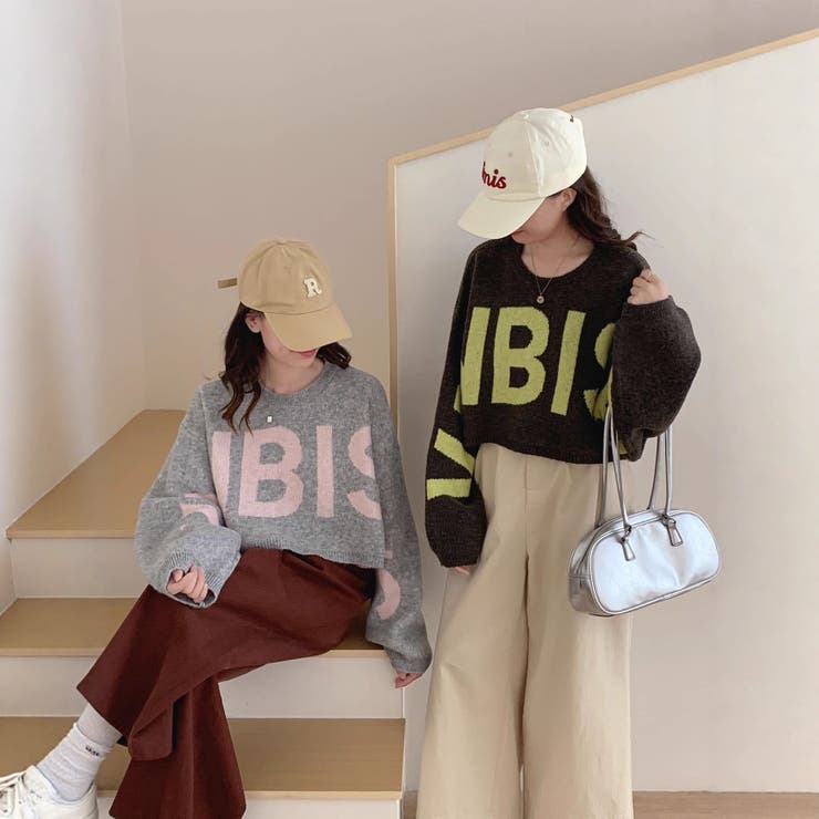 ロゴジャカードニットプルオーバー ショート丈 | LETee | 詳細画像1 