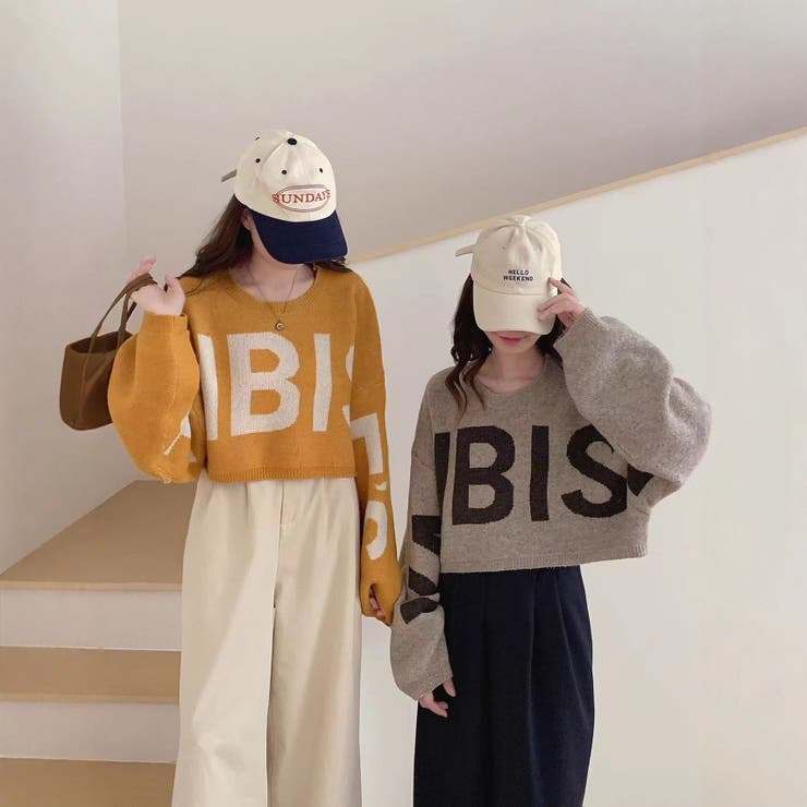 ロゴジャカードニットプルオーバー ショート丈 | LETee | 詳細画像2 