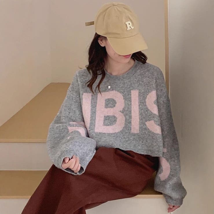 ロゴジャカードニットプルオーバー ショート丈 | LETee | 詳細画像4 