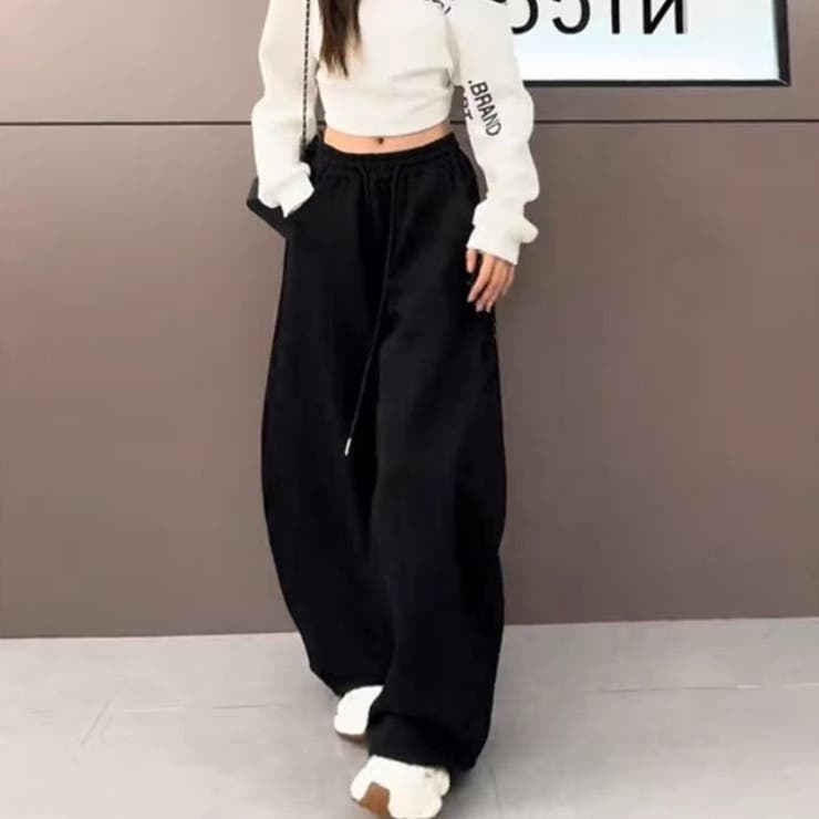 ワイドレッグパンツ/ポケット有 | LETee | 詳細画像4 