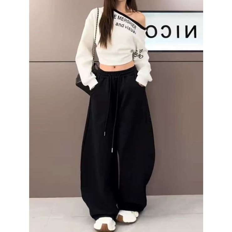 ワイドレッグパンツ/ポケット有 | LETee | 詳細画像5 