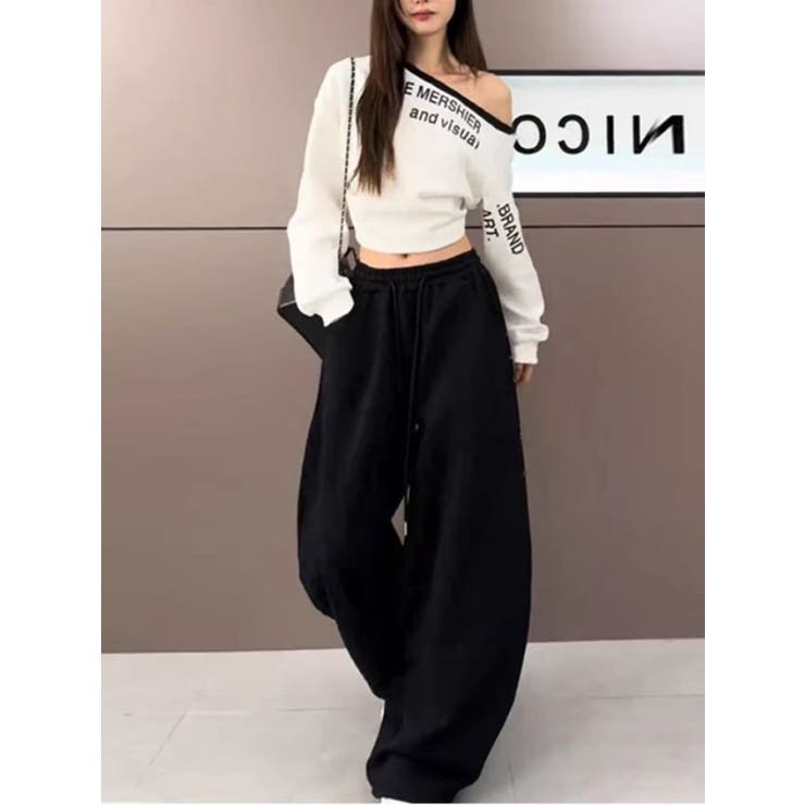 ワイドレッグパンツ/ポケット有 | LETee | 詳細画像6 