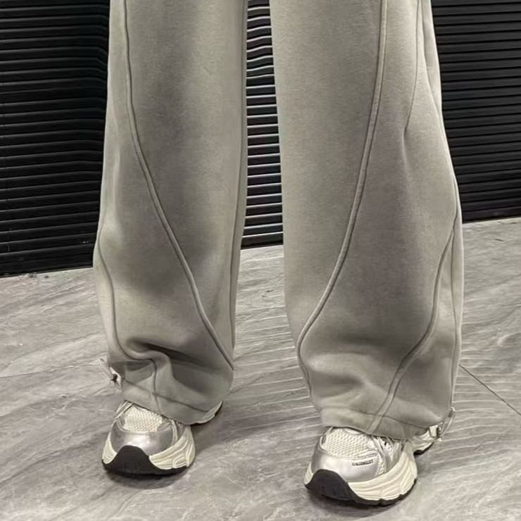 サイド切り替えスウェットパンツ オーバーサイズ | LETee | 詳細画像2 