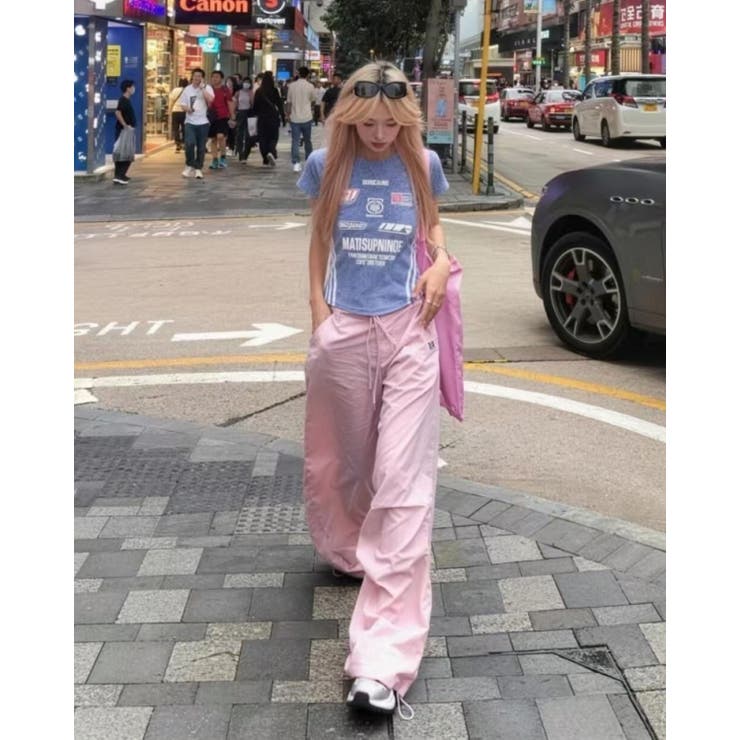 BLUE | ロゴプリントTシャツ | LETee