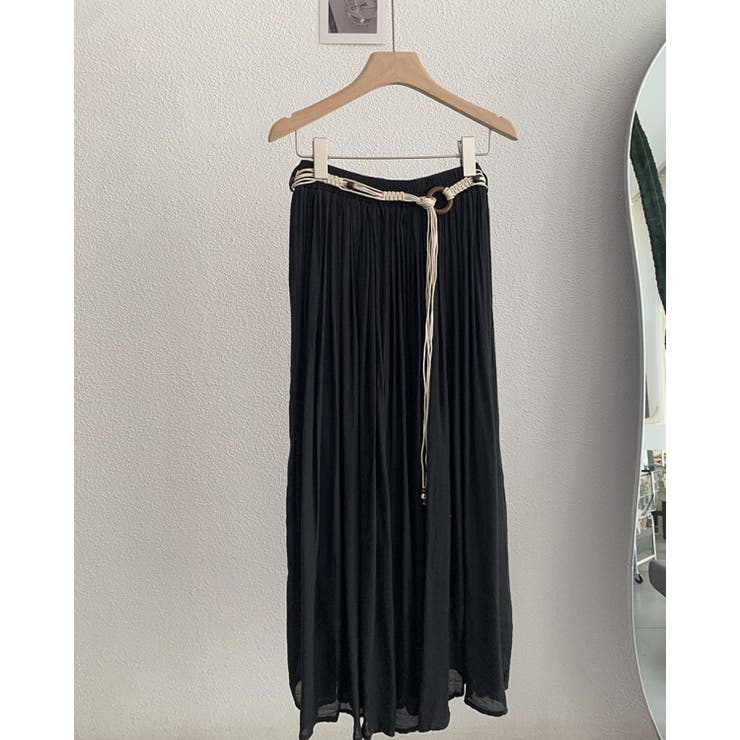 BLACK | ロングスカート | LETee