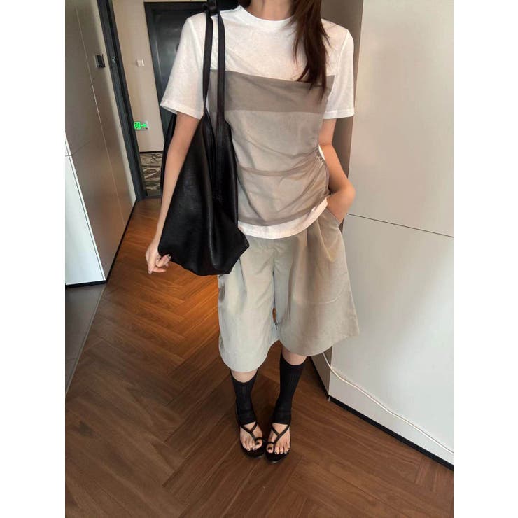 シフォンドッキングTシャツ | LETee | 詳細画像6 