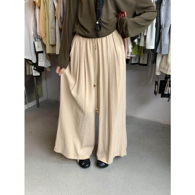 タック入りワイドパンツ | LETee | 詳細画像11 