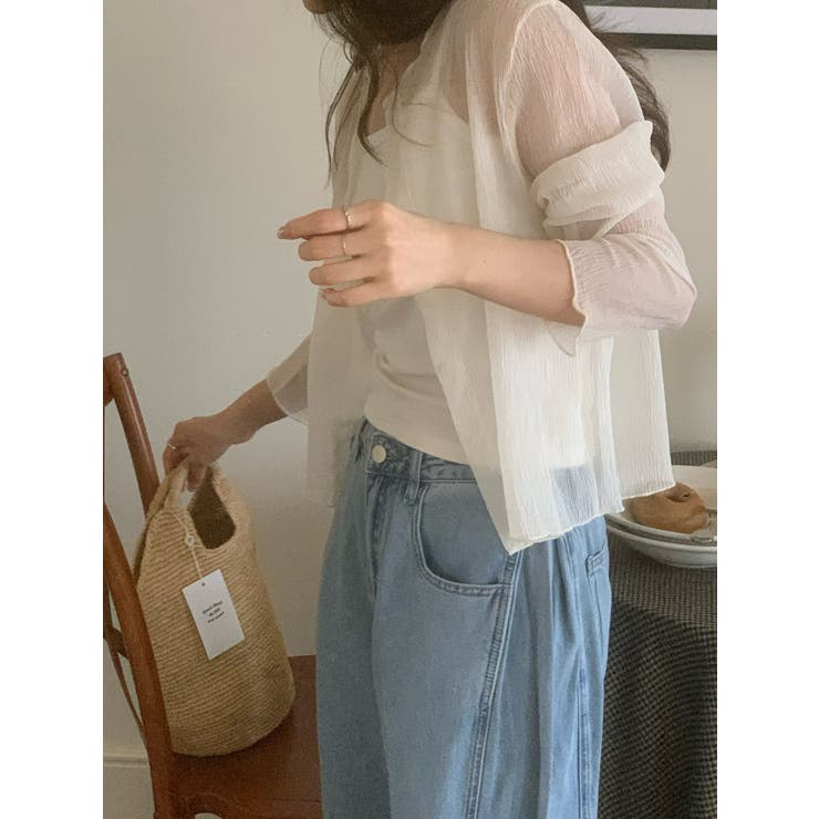 BEIGE | シフォンブラウス/シアーブラウス | LETee