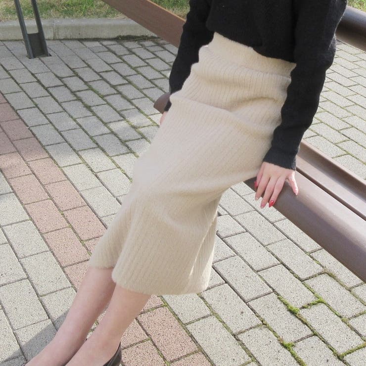 リブニットタイトスカート 品番 Lpsw Lips リップス のレディースファッション通販 Shoplist ショップリスト