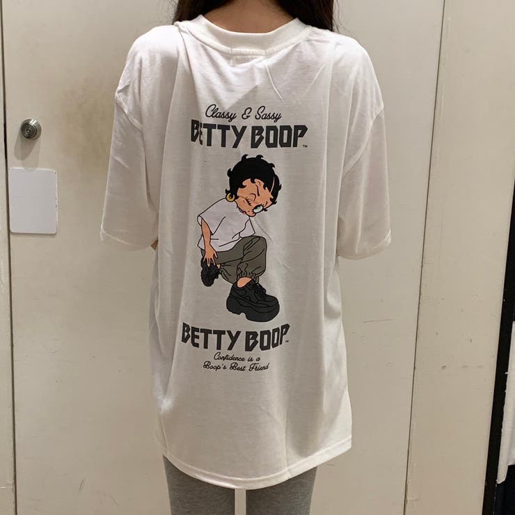 スト女なベティちゃんプリントＴシャツ Betty ビックシルエット