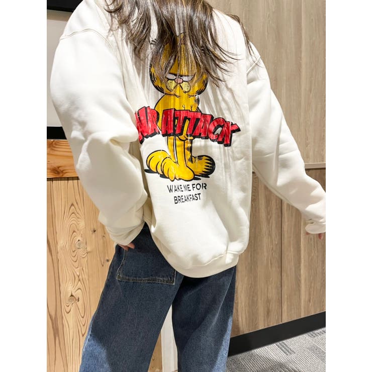 裏起毛バックガーフィールドトレーナー ビックシルエット 韓国