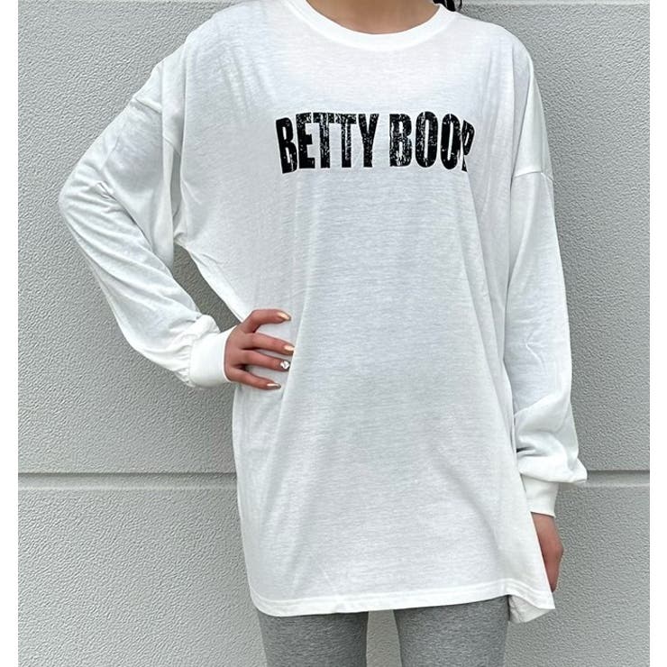 ストリートファションベティちゃんプリントロンTシャツ Betty ビック