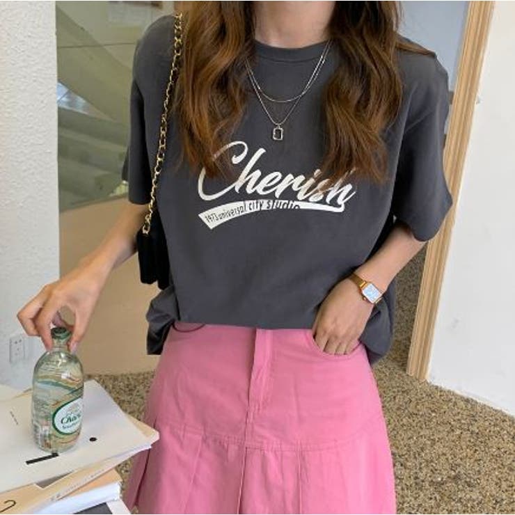 ショップ cherish プリントtシャツ