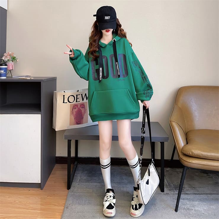 GOODロゴパーカー/ジャージ/フーディー/韓国ファッション/ストリート | Lips | 詳細画像11 