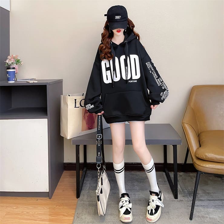 GOODロゴパーカー/ジャージ/フーディー/韓国ファッション/ストリート | Lips | 詳細画像16 