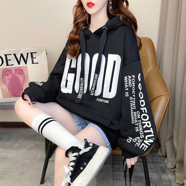 GOODロゴパーカー/ジャージ/フーディー/韓国ファッション/ストリート | Lips | 詳細画像20 