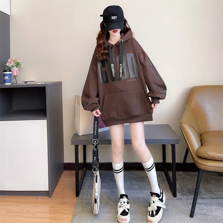 GOODロゴパーカー/ジャージ/フーディー/韓国ファッション/ストリート | Lips | 詳細画像7 