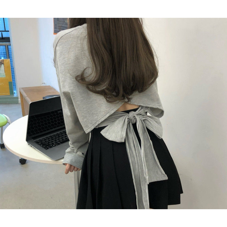 バックリボントップス[品番：LPSW0000944]｜LETee（レティー）の