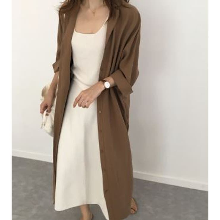 2wayカーディガンワンピース ゆったり リラックス 品番 Lpsw Lips リップス のレディースファッション通販 Shoplist ショップリスト