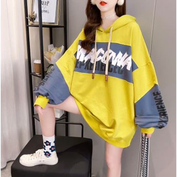 バイカラーロゴパーカー レディース トップス 品番 Lpsw Letee レティー のレディース ファッション通販 Shoplist ショップリスト