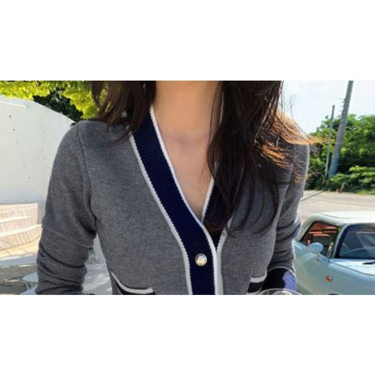 グラムリップス⭐︎ニットロングカーディガン （Glam Lips フランジ  