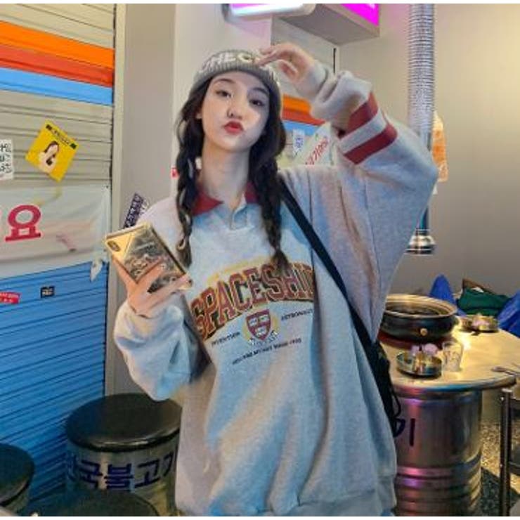 アメリカンレトロポロスウェット レディース トップス 品番 Lpsw Letee レティー のレディースファッション 通販 Shoplist ショップリスト