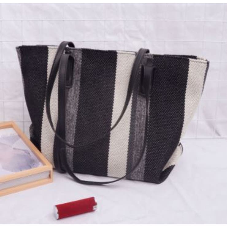 ストライプトートバッグ トートバック かばん | LETee | 詳細画像10 