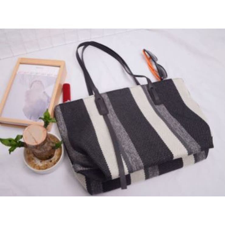 ストライプトートバッグ トートバック かばん | LETee | 詳細画像11 