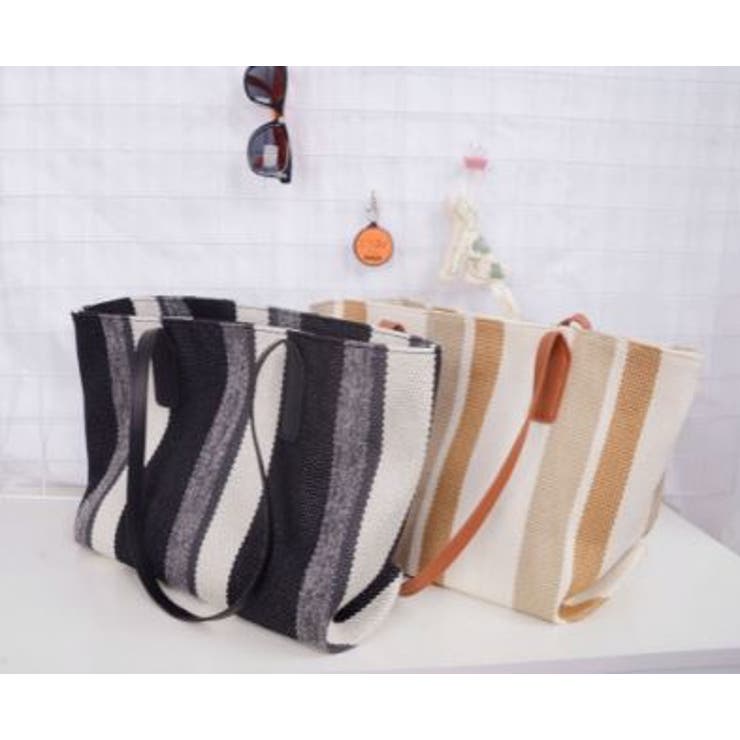 ストライプトートバッグ トートバック かばん | LETee | 詳細画像14 