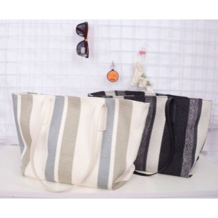 ストライプトートバッグ トートバック かばん | LETee | 詳細画像16 