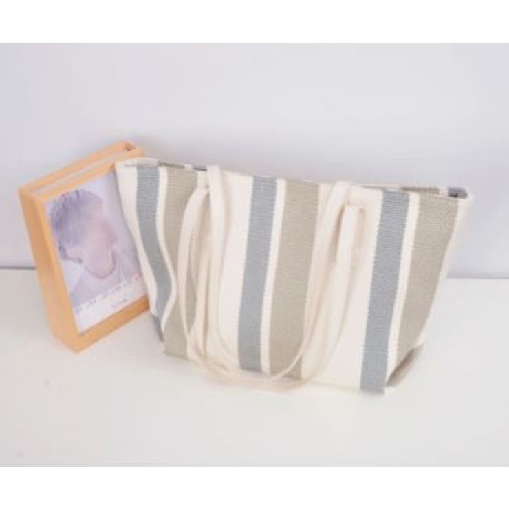 ストライプトートバッグ トートバック かばん | LETee | 詳細画像1 