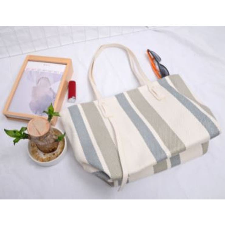 ストライプトートバッグ トートバック かばん | LETee | 詳細画像2 