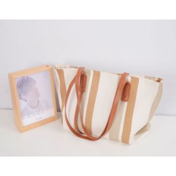 ストライプトートバッグ トートバック かばん | LETee | 詳細画像6 