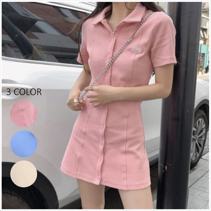 再入荷!!】ポロシャツワンピース セクシー テニス[品番：LPSW0008581