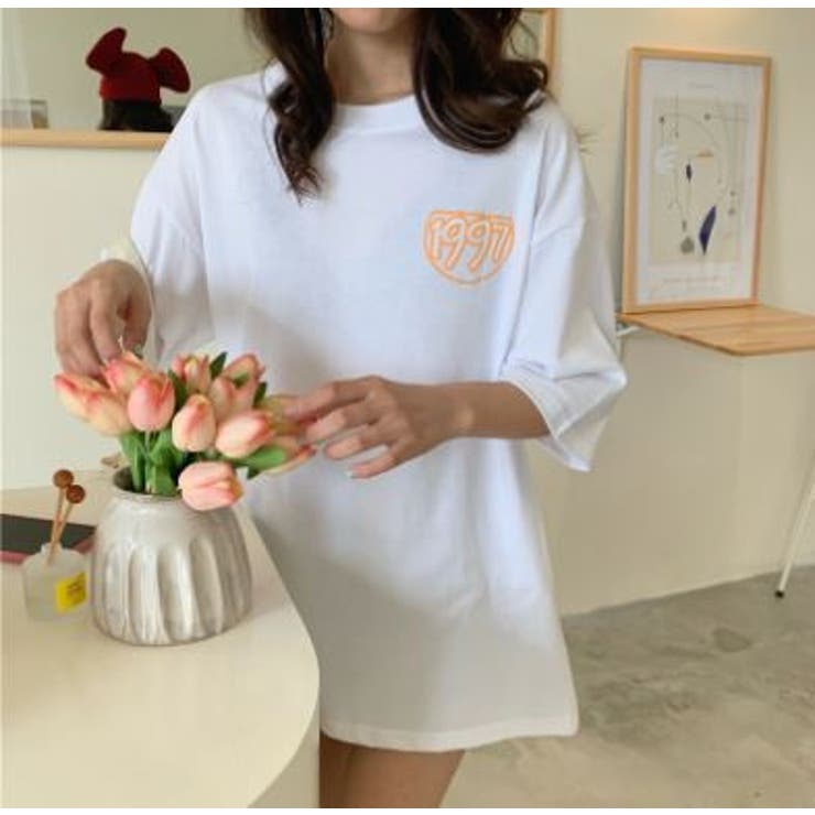 アメリカポップ古着風プリントTシャツ ビックシルエット 韓国ファッション | LETee | 詳細画像3 