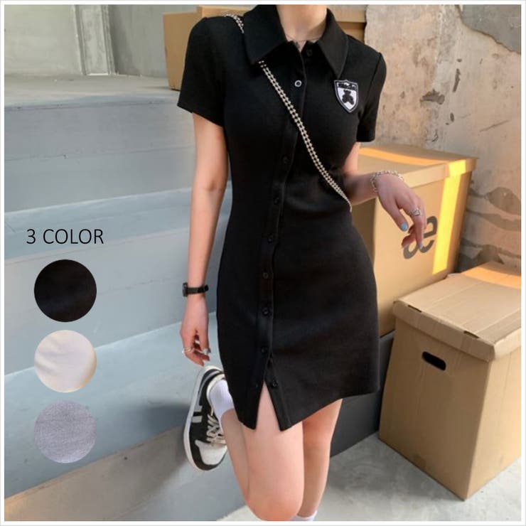ワンポイントポロシャツワンピース セクシー テニス 品番 Lpsw Letee レティー のレディース ファッション通販 Shoplist ショップリスト